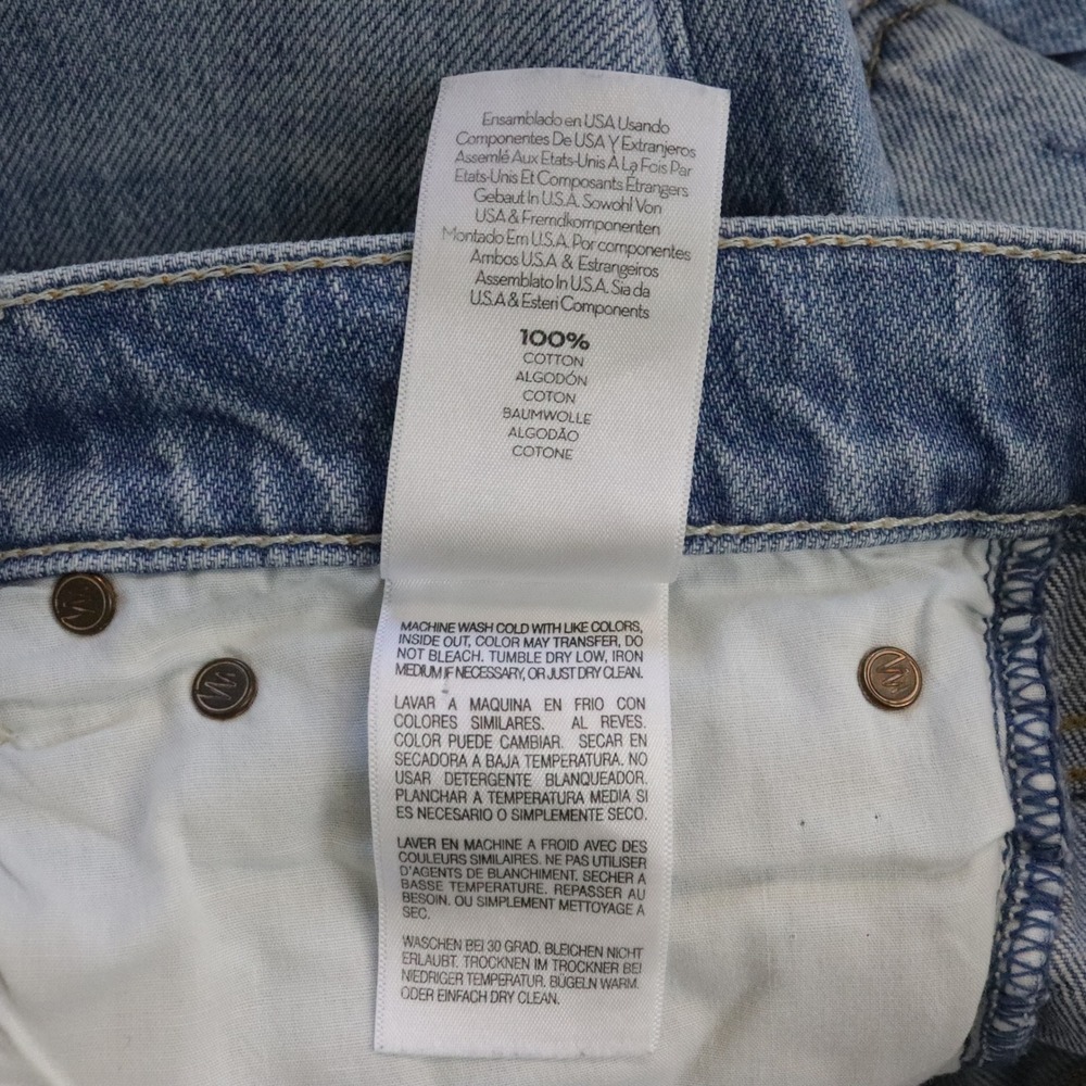 Mother Superior The Dodger Ankle Jeans 28 Romaine Calm Strawberry Embroidered - Picture 11 of 12